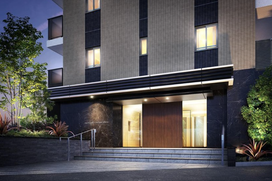 ファイル:ガーラ・レジデンス横濱富岡 エントエランスアプローチ完成予想図.png