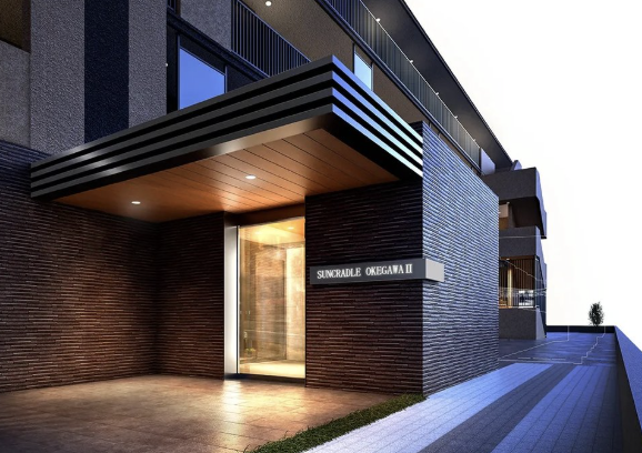 ファイル:サンクレイドル桶川II エントエランスアプローチ完成予想図.png