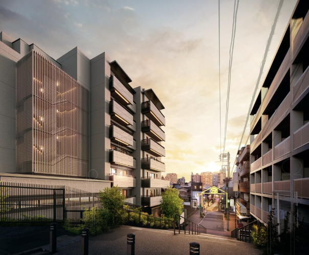 ファイル:ウィルローズ谷中銀座 外観完成予想図.png