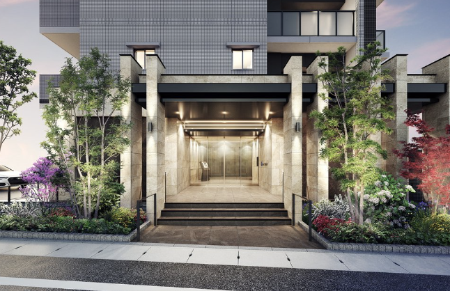 ファイル:アルファステイツ西条朝日町 エントエランスアプローチ完成予想図.png