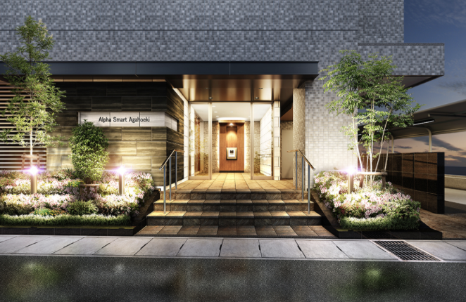 ファイル:アルファスマート英賀保駅 エントランスアプローチ完成予想図.png