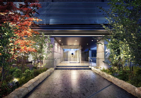 ファイル:エクセレントシティ立川 ザ・レジデンス エントエランスアプローチ完成予想図.png