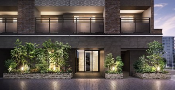 ファイル:グランフォーレ高見馬場 エントエランスアプローチ完成予想図.png