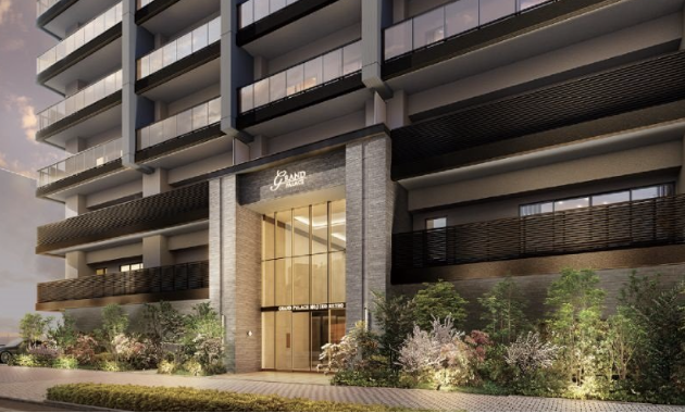 ファイル:グランドパレス門司港レトロ ザ・マークス エントエランスアプローチ完成予想図.png