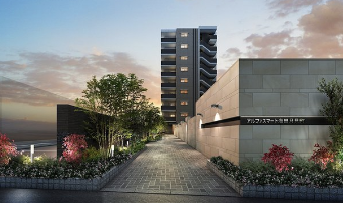 ファイル:アルファスマート海田月見町 エントランスアプローチ完成予想CG.png
