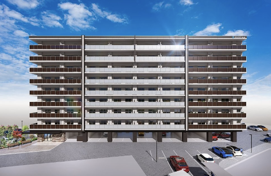 ファイル:アルファステイツ滑石II 外観完成予想図2.png