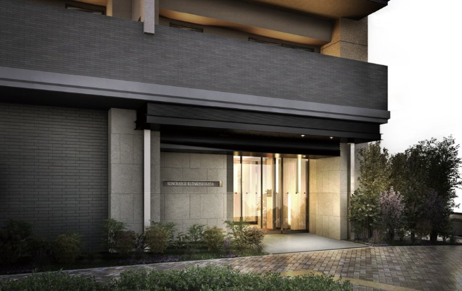 ファイル:サンクレイドル北越谷 エントエランスアプローチ完成予想図.png