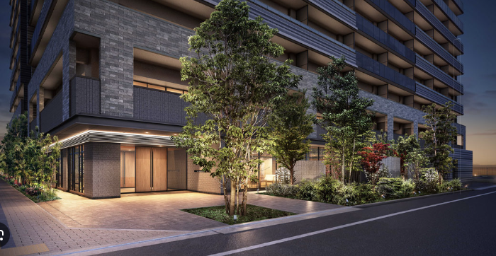 ファイル:ザ・マークスコート福山 エントエランスアプローチ完成予想図.png