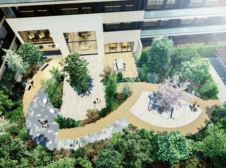 ファイル:クラッシィハウス大宮植竹町 中庭完成予想図.png