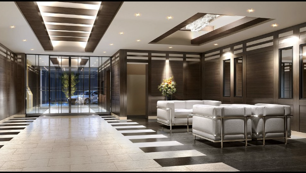 ファイル:クレアホームズ矢賀 ザ・レジデンス エントエランスホール完成予想図.png