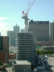 ファイル:N4.TOWER 建設中 2008年9月18日撮影.jpg