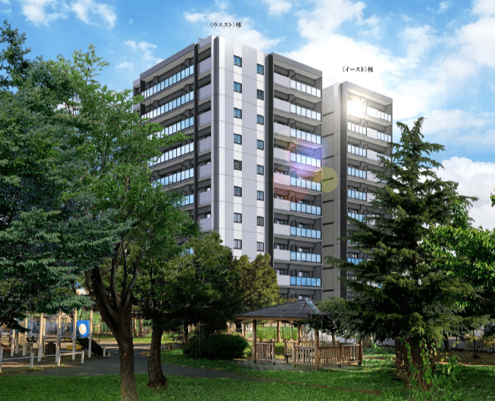 ファイル:クリーンリバーフィネス澄川グランデュオ 外観完成予想図1.png