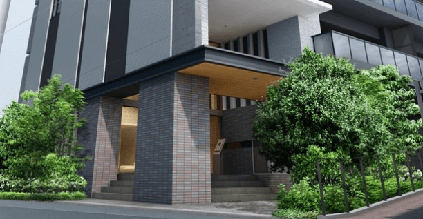 ファイル:シティハウス高岳レジデンス エントランスアプローチ完成予想図.png