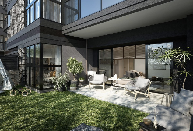 ファイル:アクタス茶山グランミライ 専用庭完成予想図(F1タイプ).png