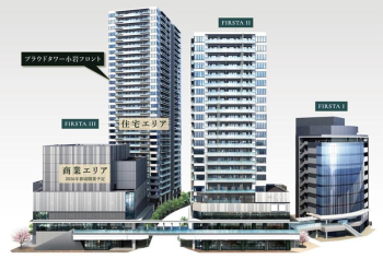 プラウドタワー小岩フロント　外観完成予想図1